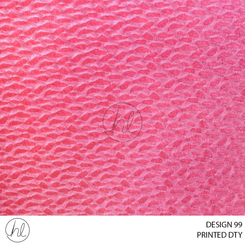 PRINTED DTY 51 PINK 150CM PER M