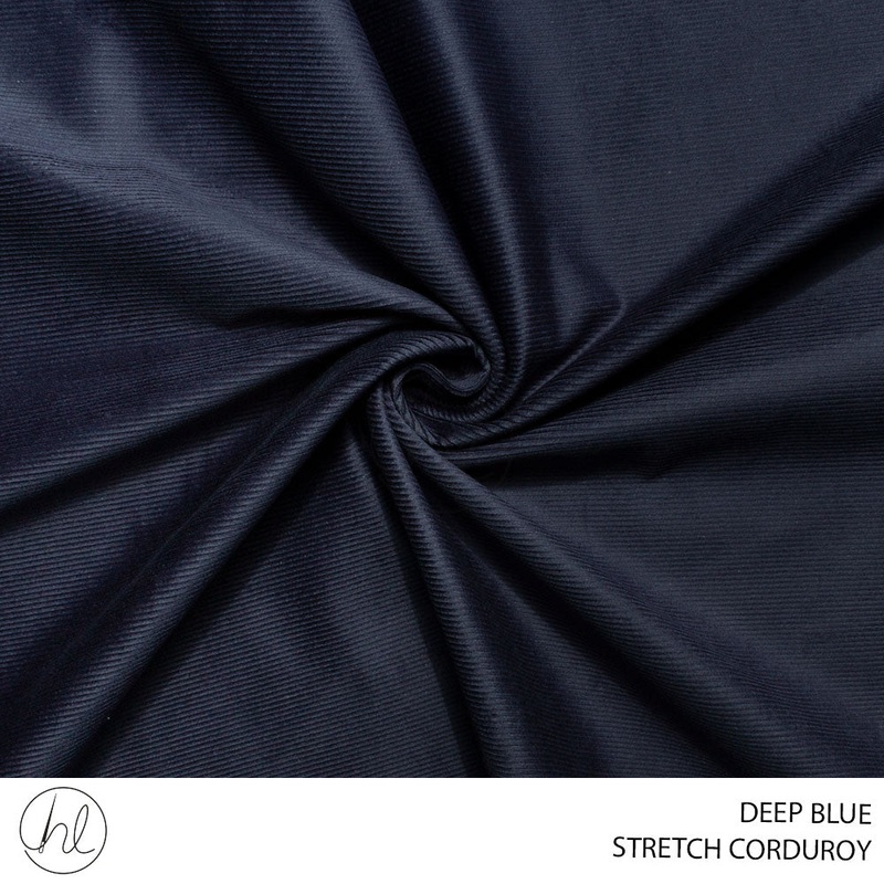 STRETCH CORDUROY 51 DEEP BLUE 150CM PER M