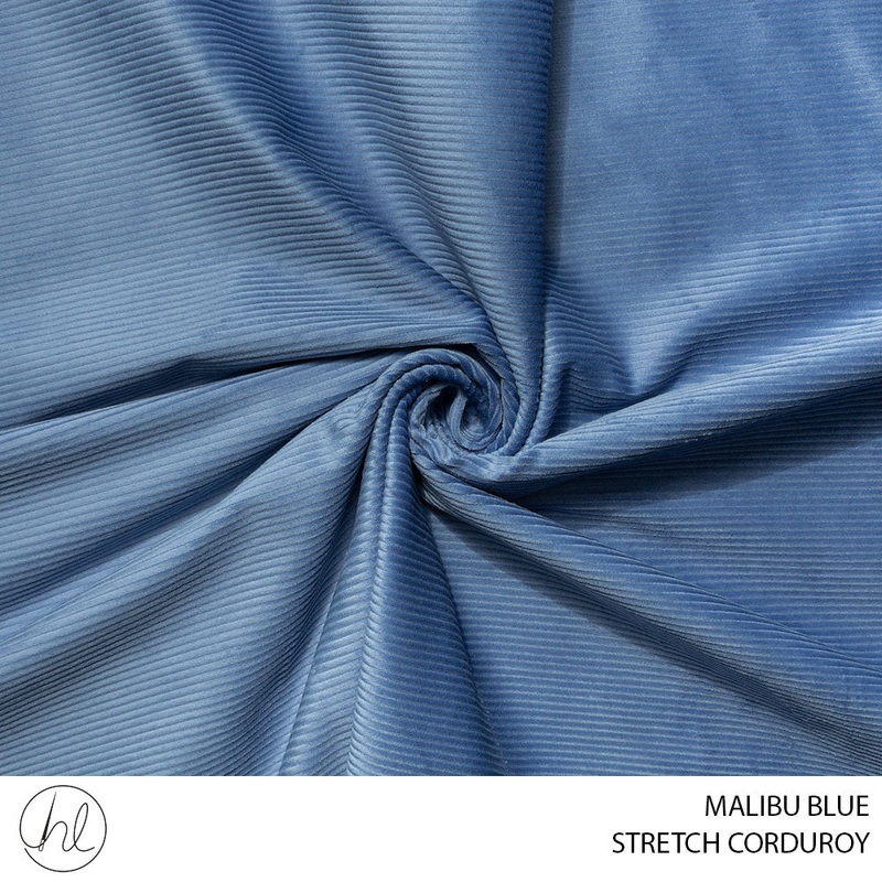 STRETCH CORDUROY 51 MALIBU BLUE 150CM PER M