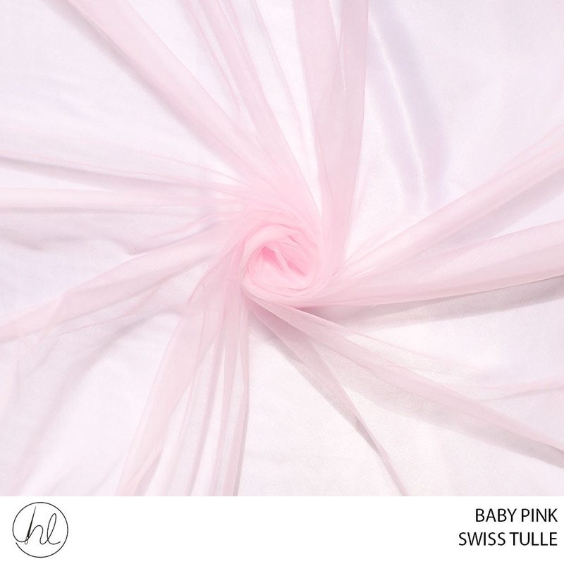 SWISS TULLE 53 BABY PINK 150CM PER M