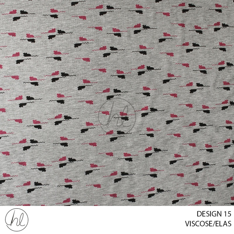 VISCOSE/ELAS 51 GREY 150CM PER M