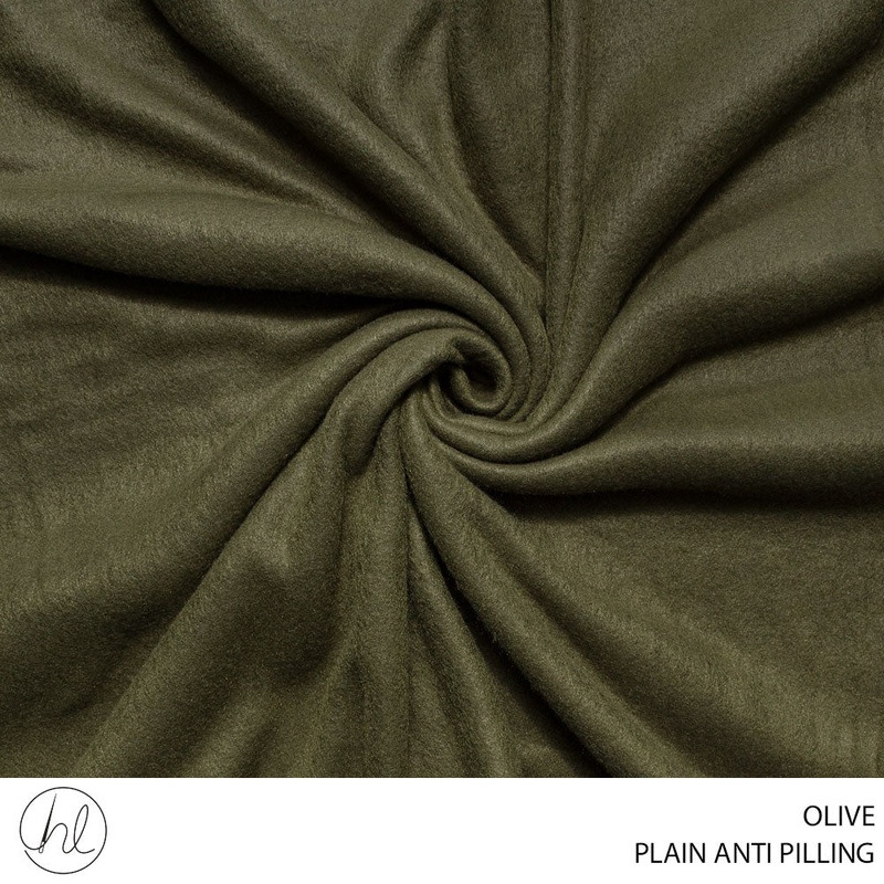 ANTI PILLING PLAIN 150CM OLIVE ROLL 001 PIECE