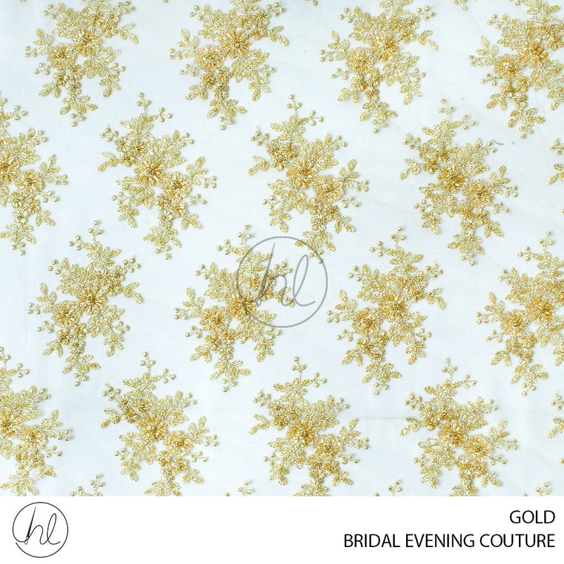 BRIDAL EVENING COUTURE 51 GOLD 130CM PER M