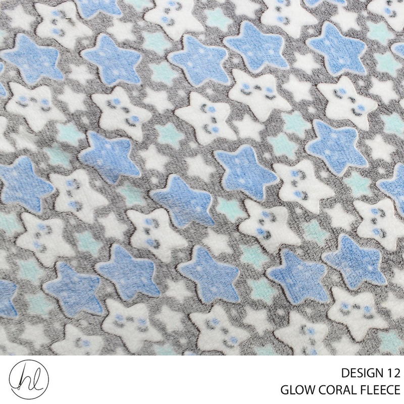 CORAL FLEECE PRT GLOW D#1