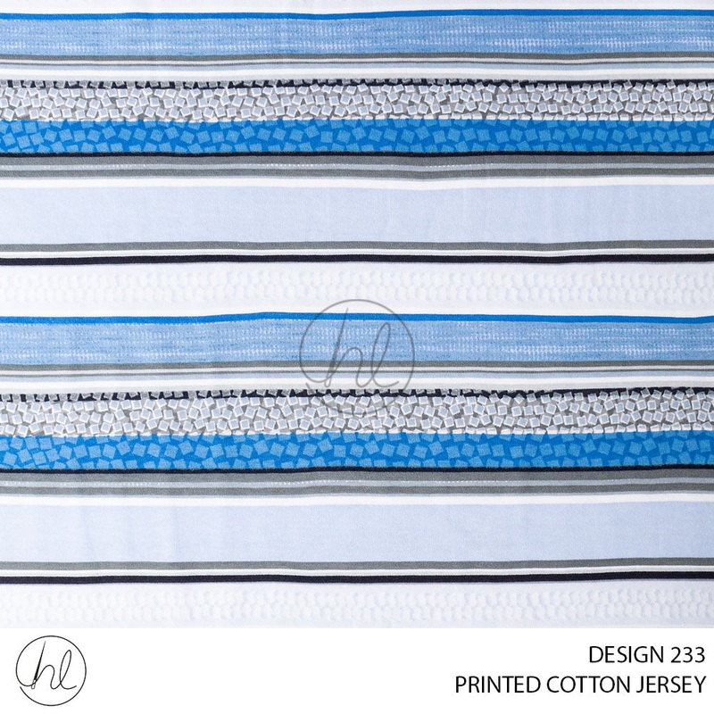 PRINTED COTTON JERSEY 51 DENIM BLUE 150CM PER M