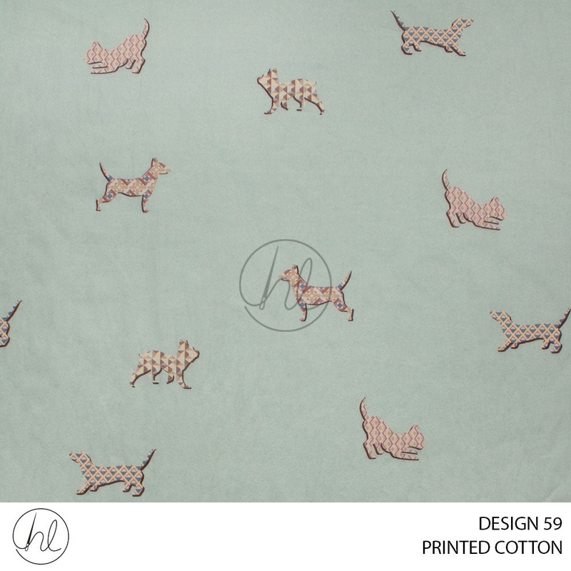 PRINTED COTTON NINALODO 51 SAGE 150CM PER M