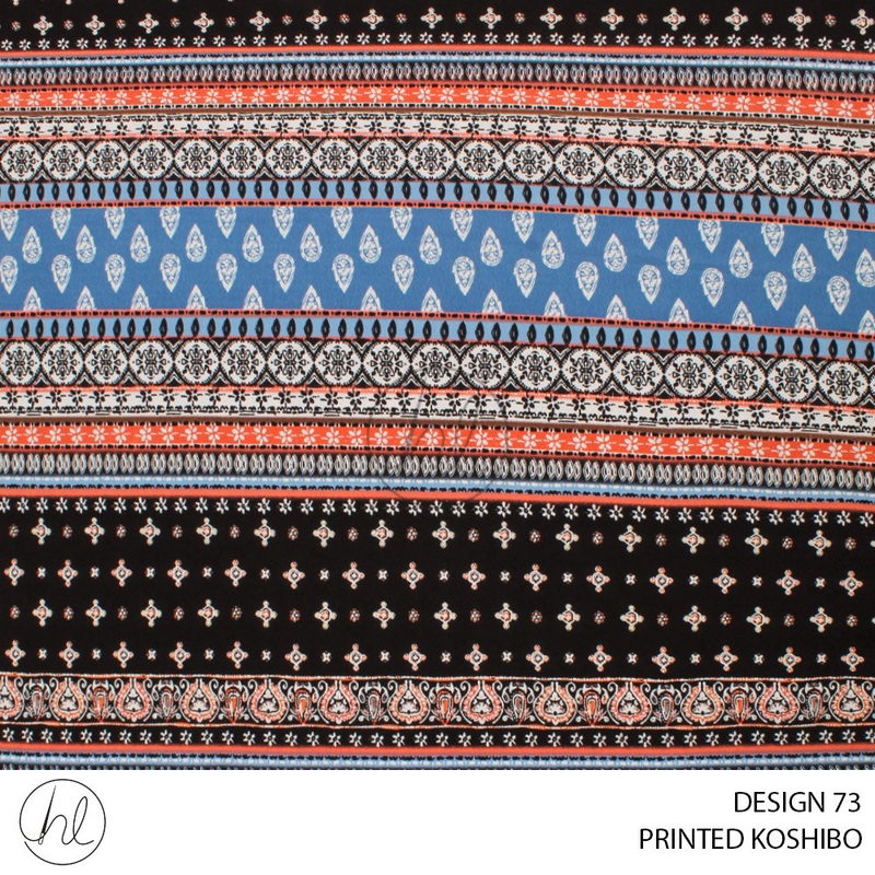 PRINTED KOSHIBO 51 PER M DESIGN 73 MULTI 150CM WIDE
