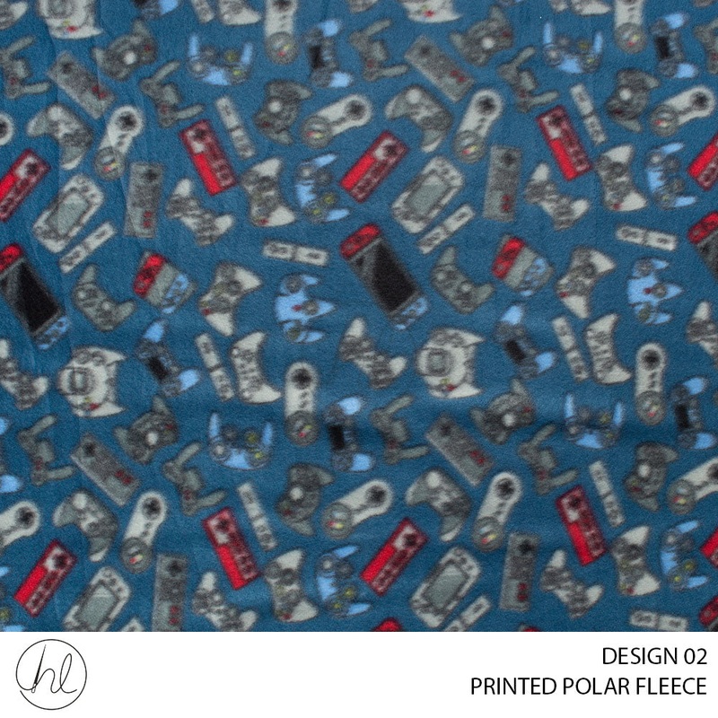 PRINTED POLAR FLEECE 51 ASSORTED 150CM PER M