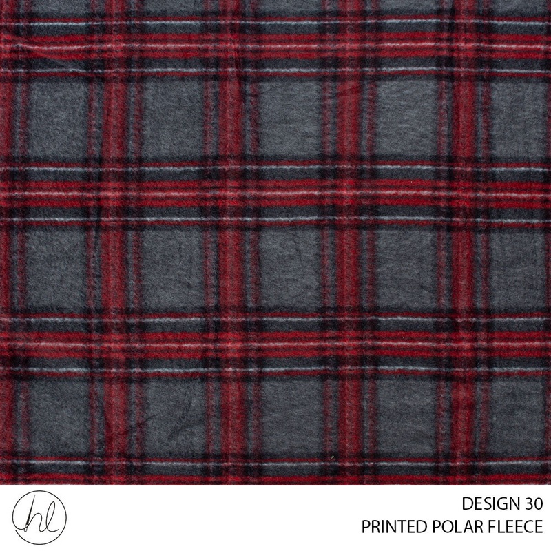 PRINTED POLAR FLEECE 781 GREY 150CM PER M