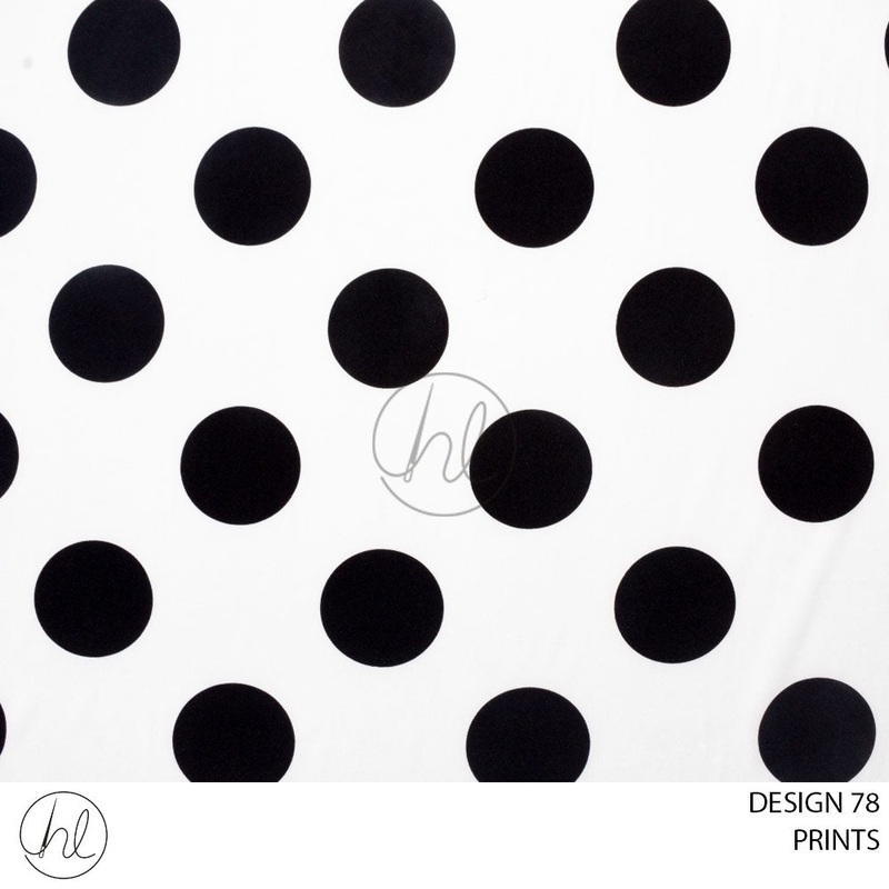 PRINTS 51 PER M IVORY DESIGN 78 150CM WIDE