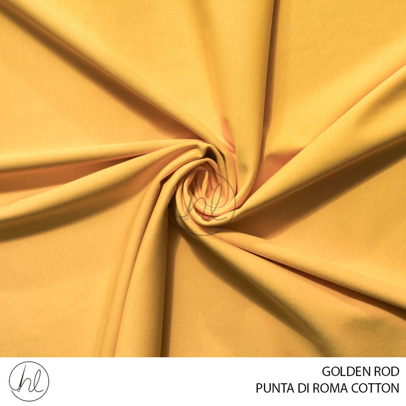 Punta di roma cotton 51 golden rod 150cm per m