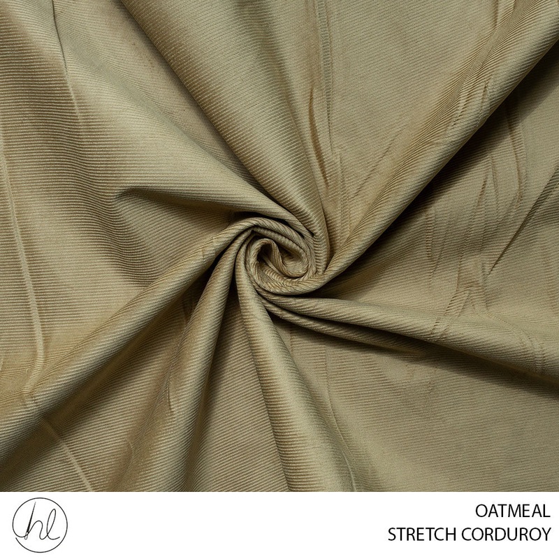 STRETCH CORDUROY 51 OATMEAL 150CM PER M