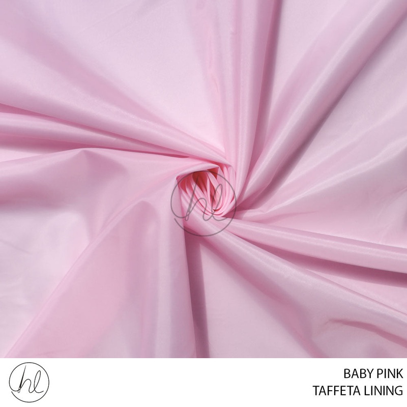 TAFFETA LINING 51 BABY PINK 150CM PER M