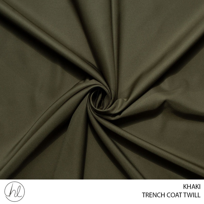 Trench Coat Twill 56 Khaki 140cm Per M