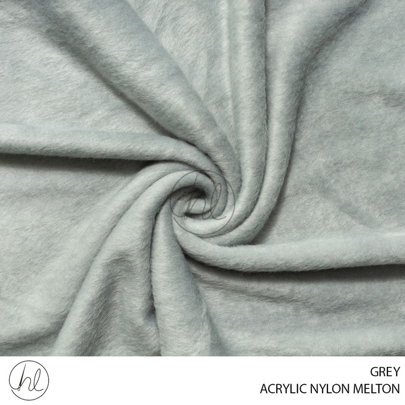 ACRYLIC NYLON MELTON 51 GREY 150CM PER M