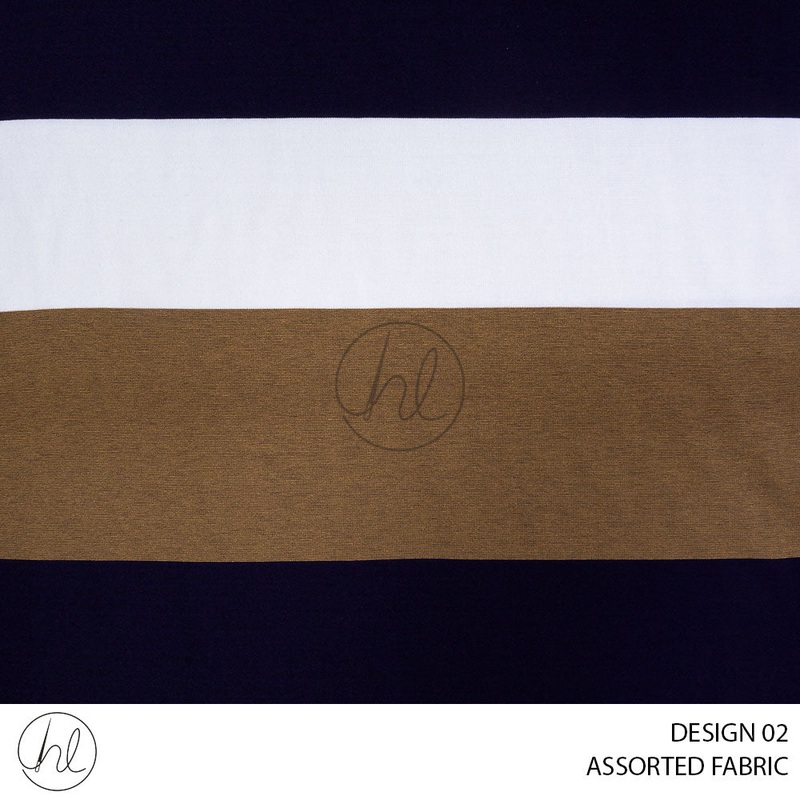 ASSORTED FABRIC 51 MULTI 150CM PER M