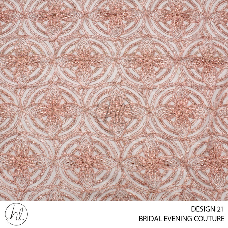 BRIDAL LACE 477 PER M DESIGN 21 PEACH COLLECTION 05