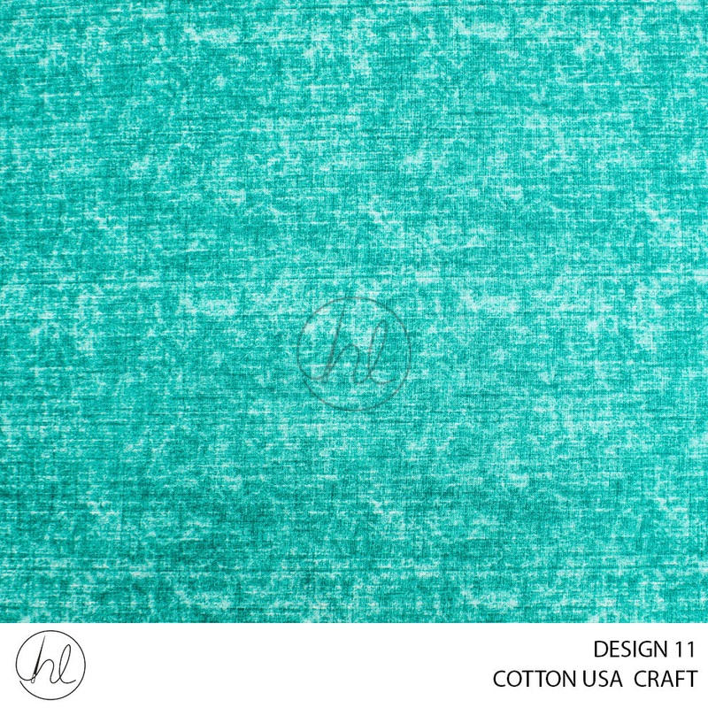 COTTON USA CRAFTS PER M CROSS STROKES CARIBBEAN DESIGN 11 112CM WIDE
