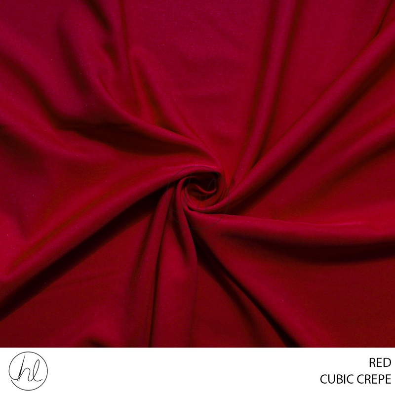 CUBIC CREPE 781 RED 150CM PER M