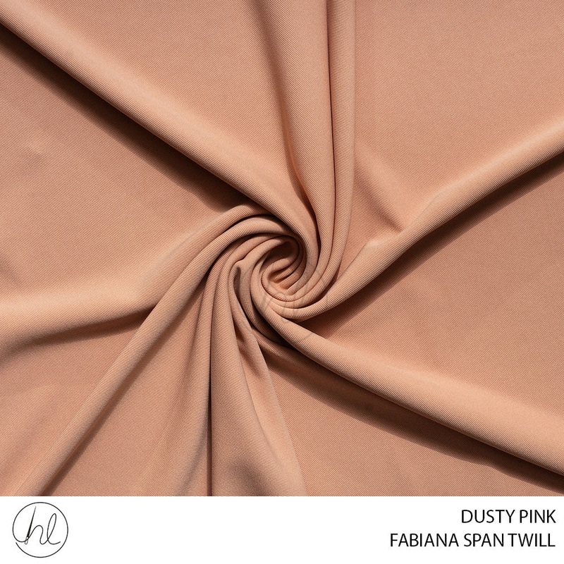 FABIANA SPAN TWILL 51 DUSTY PINK 150CM PER M