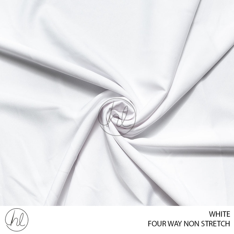 Fourway Non Stretch 781 White 150cm Per M