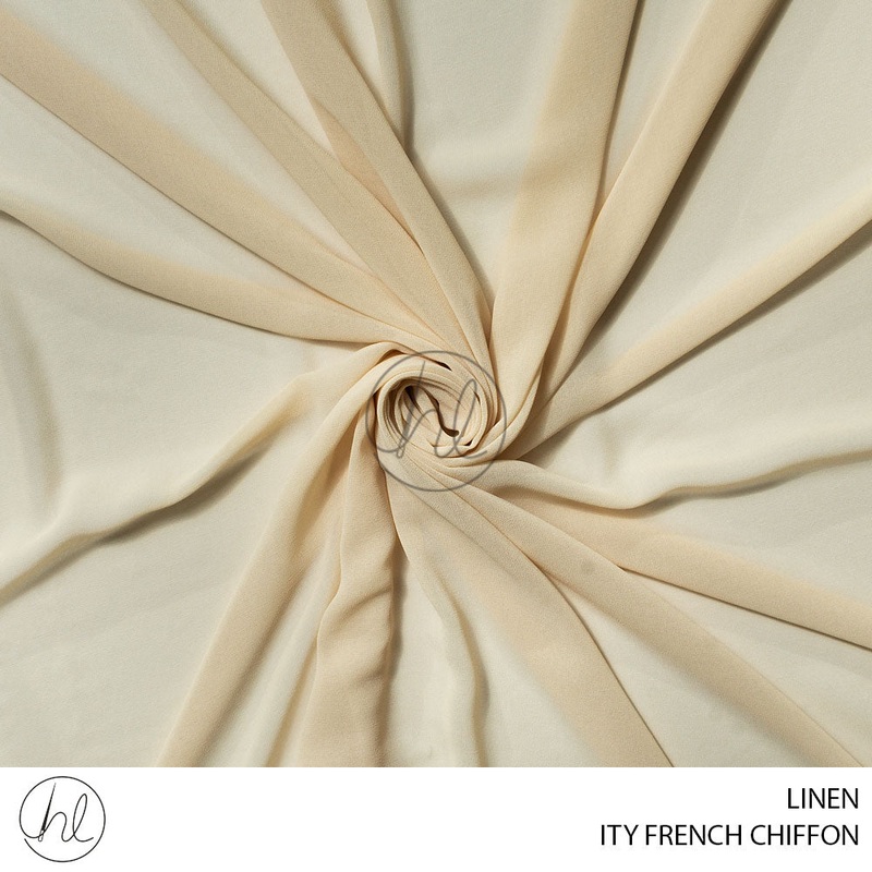 ITY FRENCH CHIFFON 51 LINEN 150CM PER M