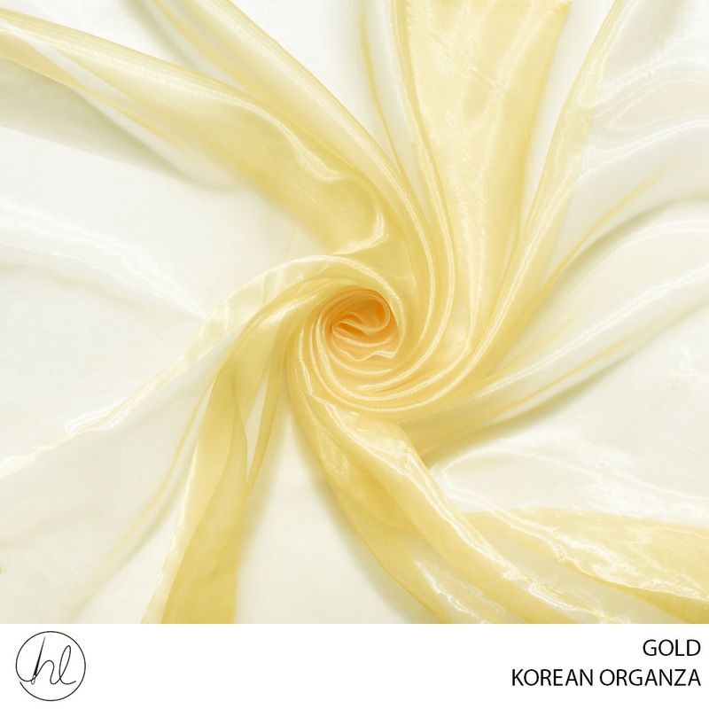 KOREAN ORGANZA 781 GOLD 150CM PER M