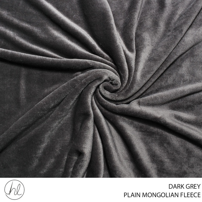 MONGOLIAN FLEECE D.GREY ROLL 001 1