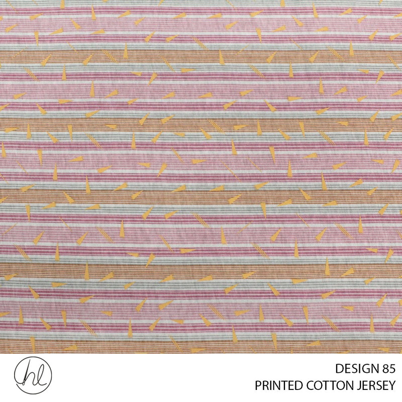 PRINTED COTTON JERSEY DESIGN 85 150CM WIDE PER M51
