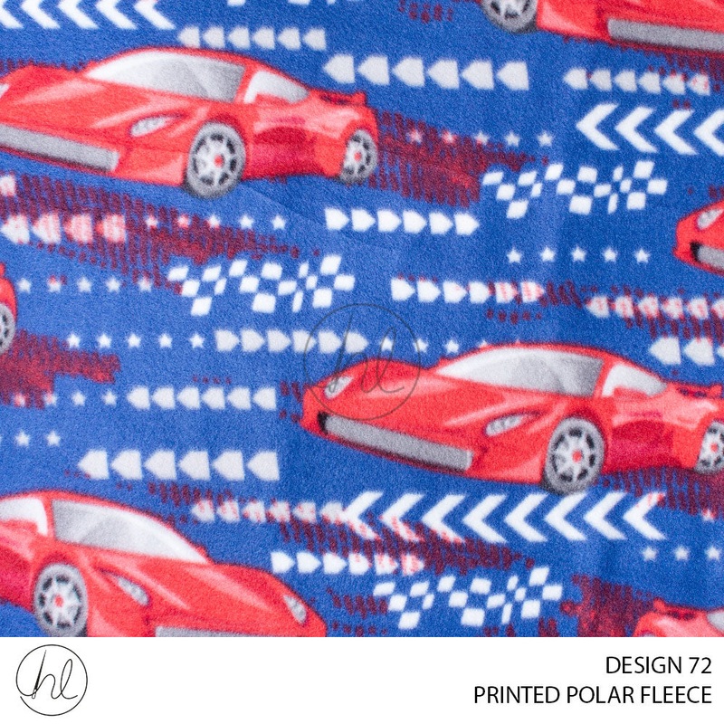 PRINTED POLAR FLEECE 781 ROYAL 150CM PER M