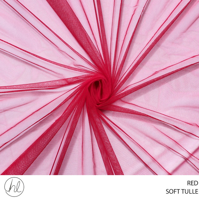 Soft Tulle 53 Red 150cm Per M