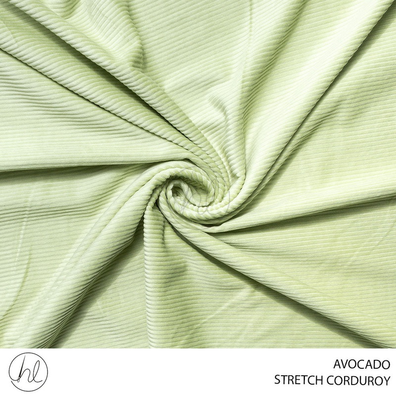 STRETCH CORDUROY 51 AVOCADO 150CM PER M