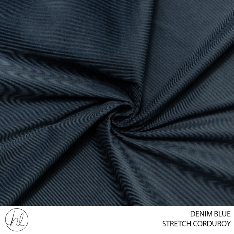 STRETCH CORDUROY 51 DENIM BLUE 150CM PER M