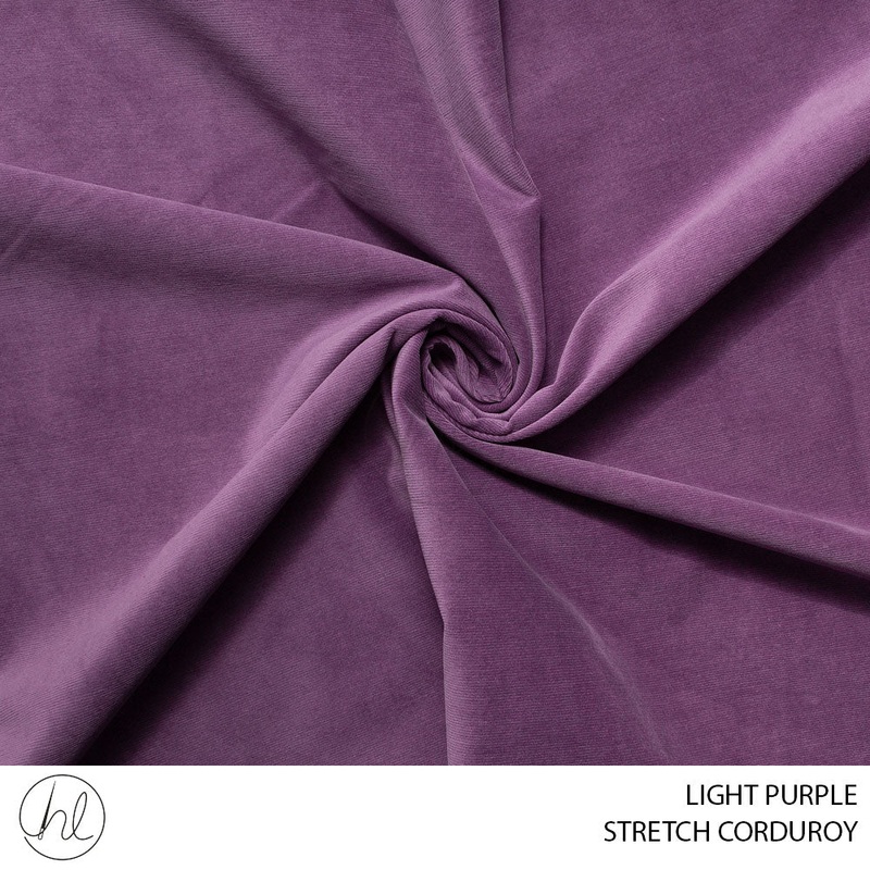 STRETCH CORDUROY 51 LIGHT PURPLE 150CM PER M