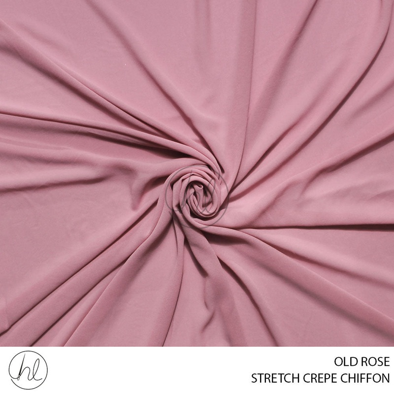 STRETCH CREPE CHIFFON 53 OLD ROSE 150CM PER M