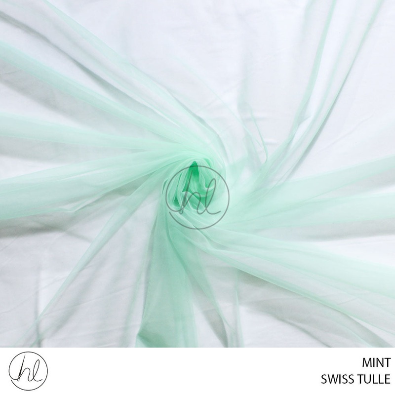 SWISS TULLE 53 MINT 150CM PER M
