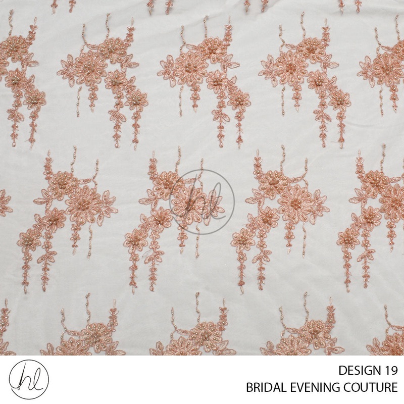 BRIDAL  EVENING COUTURE 51 PER M DESIGN 19 CORAL COLLECTION 05