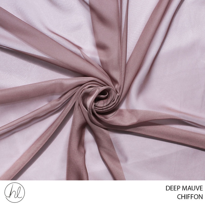 CHIFFON 51 DEEP MAUVE 150CM PER M