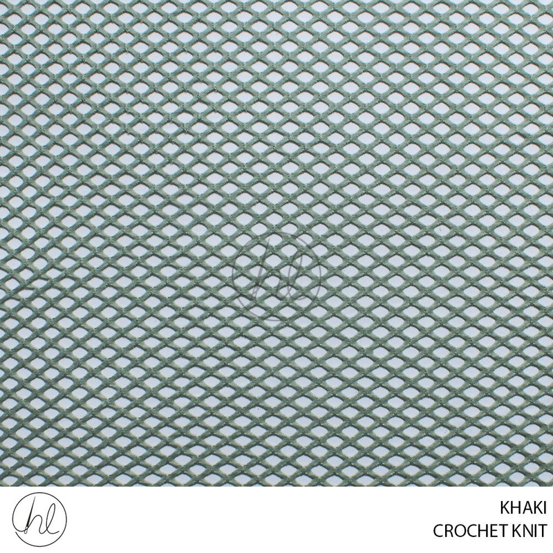 CROCHET KNIT 56 KHAKI 150CM PER M