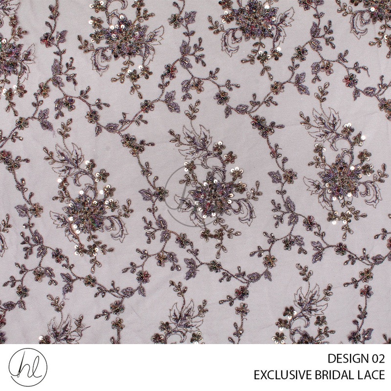 EXCLUSIVE BRIDAL LACE 477 PER M DESIGN 02 PURPLE COLLECTION 06