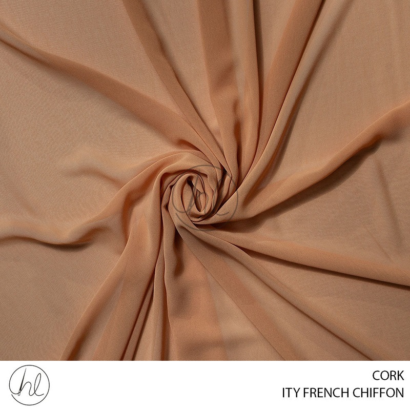 ITY FRENCH CHIFFON 51 CORK 150CM PER M