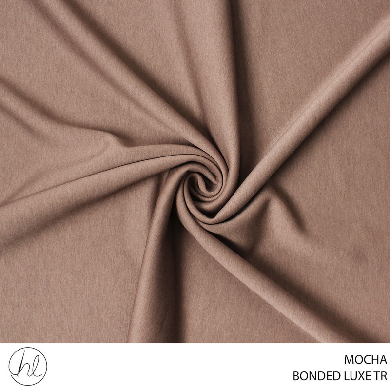 LUXE TR BONDED FABRIC 150CM  MOCHA ROLL ROLL 001