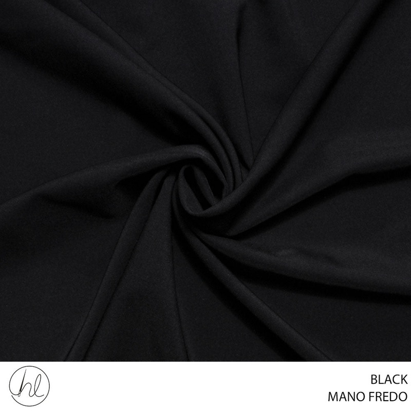 MANO FREDO PLAIN 150CM BLACK ROLL ROLL 001