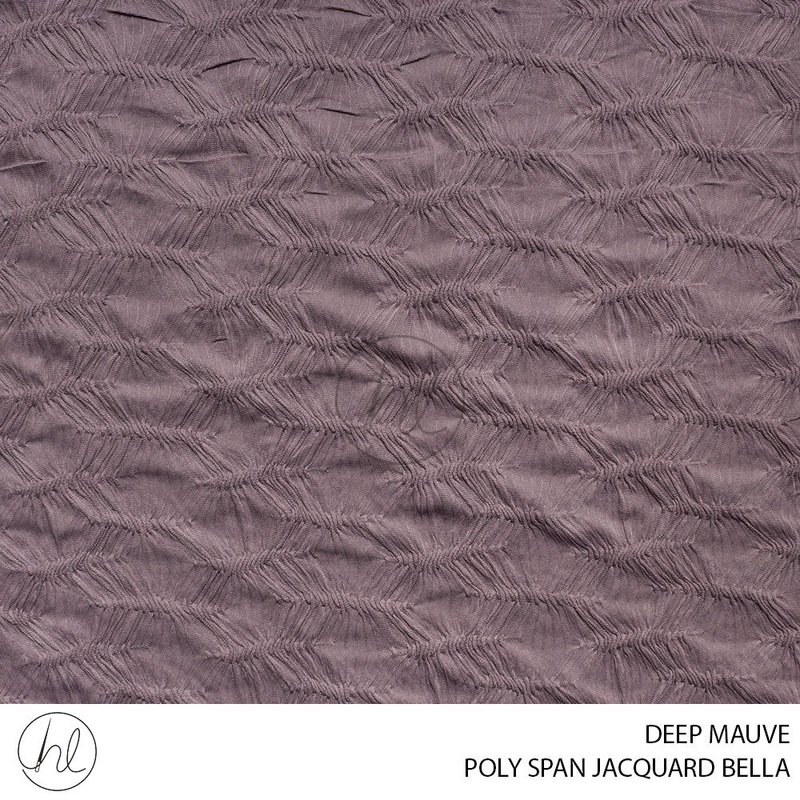 POLY SPAN JACQUARD BELLA 51 DEEP MAUVE 150CM PER M