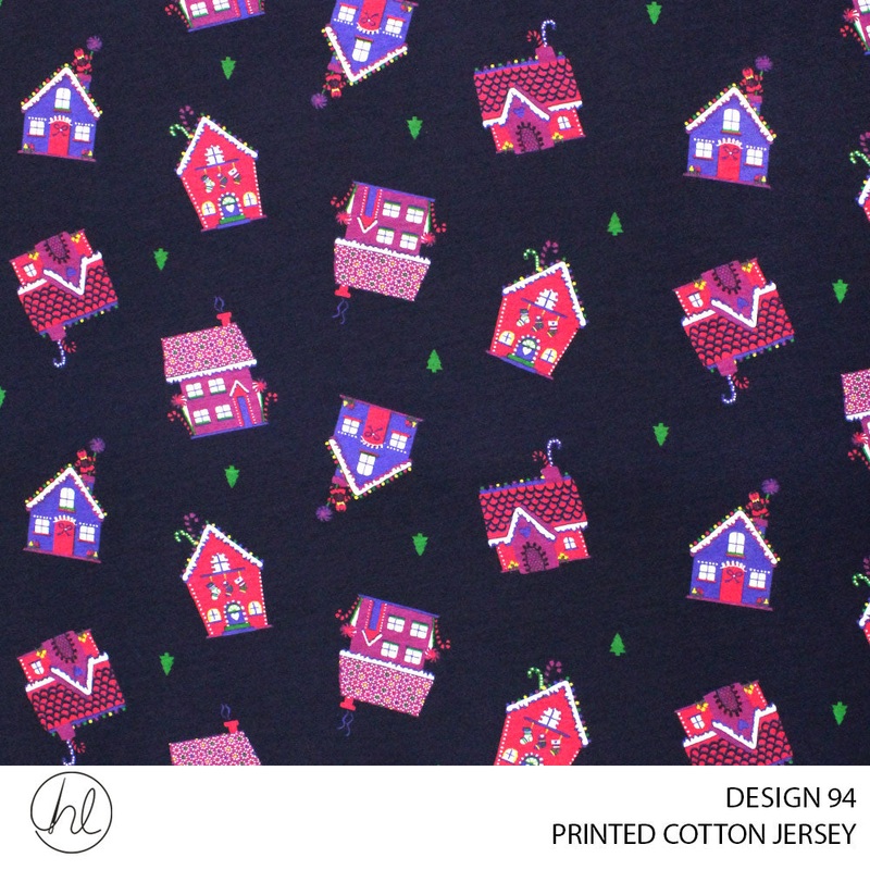 PRINTED COTTON JERSEY DESIGN 94 150CM WIDE PER M51