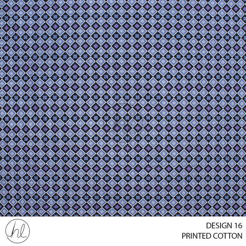 PRINTED COTTON PARKCARE 51 PURPLE 150CM PER M