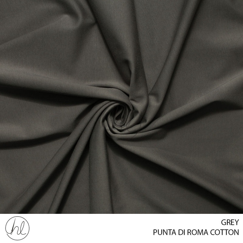 Punta di roma cotton 51 grey 150cm per m