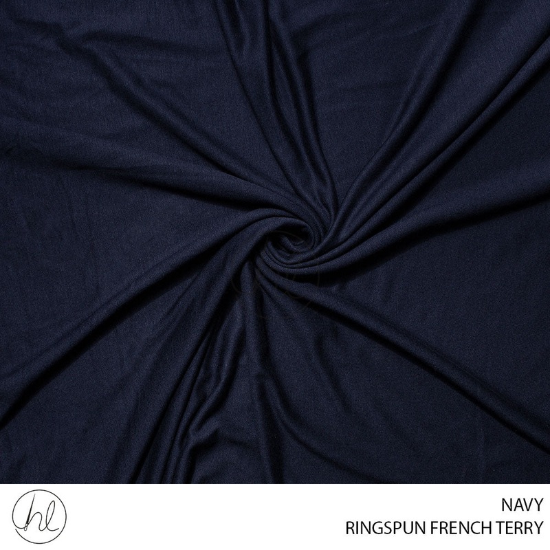 RINGSPUN FRENCH TERRY 51 NAVY 150CM PER M