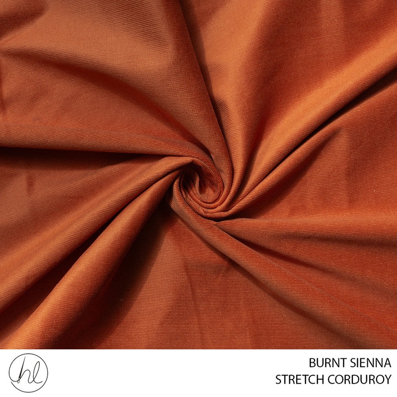 STRETCH CORDUROY 51 BURNT SIENNA 150CM PER M