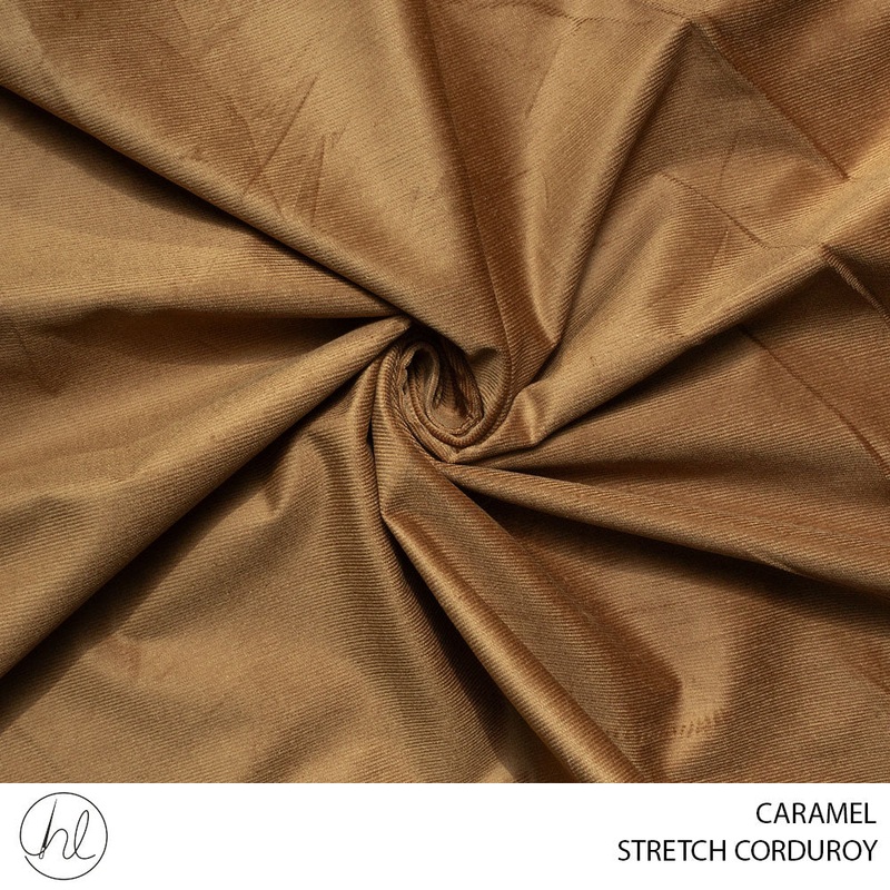 STRETCH CORDUROY 51 CARAMEL 150CM PER M